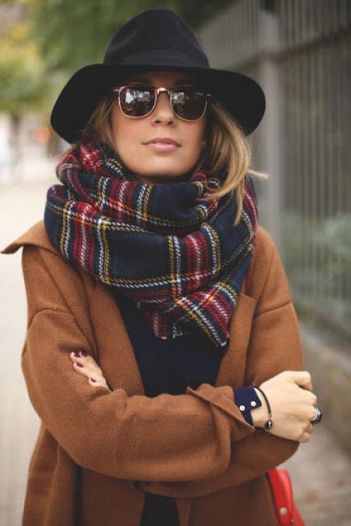 Как завязать теплый шарф на пальто. Как красиво завязать шарф. 9 способов