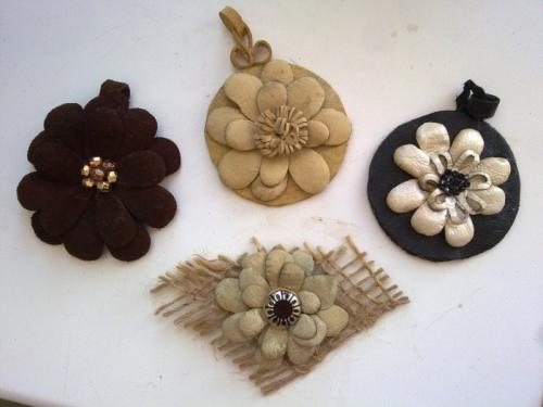 Бусы из кожи своими руками. Кулон из кожаных завитков