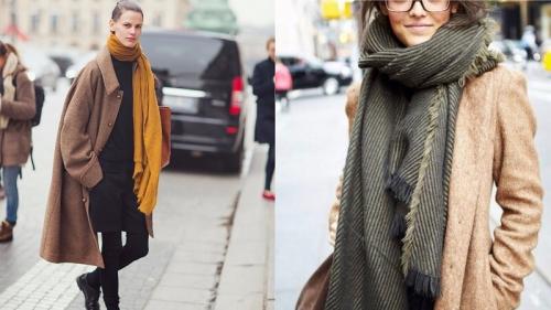 Как завязать теплый шарф на пальто. Как красиво завязать шарф. 9 способов