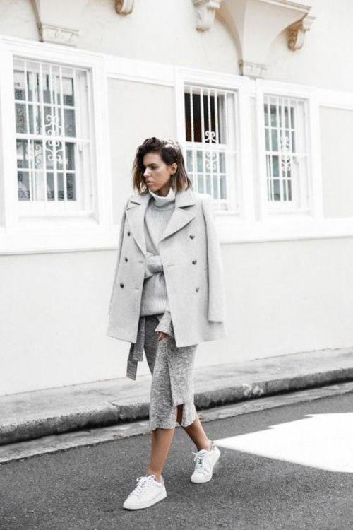 Обувь к юбке миди. С какой обувью и верхней одеждой носить юбки миди (перевод с итальянского)