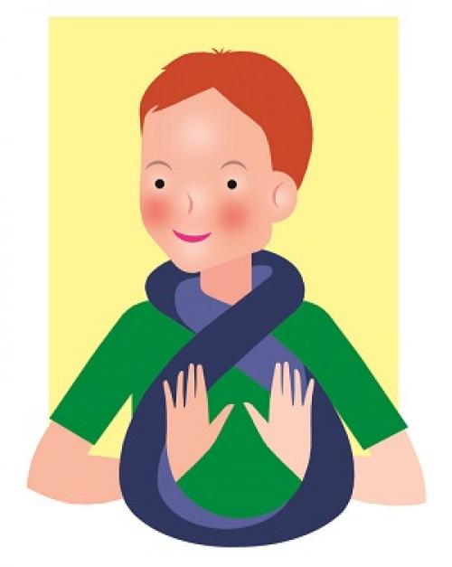 Как одевать снуд на голову в два оборота. Как правильно надеть снуд? 06