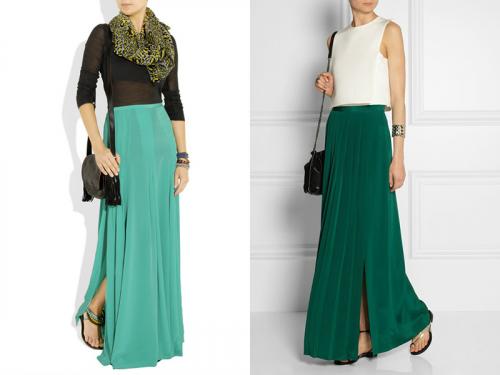 Изумрудного цвета юбка с чем носить. Женская шпаргалка: Как правильно сочетать Изумрудный цвет 19