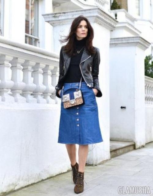 Как выбрать джинсовую юбку. Как подобрать джинсовую юбку по типу фигуры