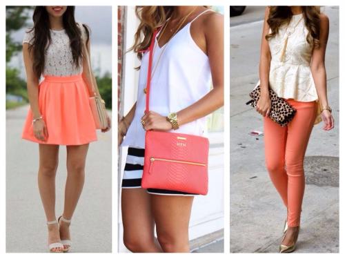 Какие цвета сочетаются с коралловым пальто. Цветовая гармония