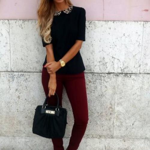 Какой цвет сочетается с бордовым пальто букле. Кому подходит цвет? Какой шарф подойдет к бордовому пальто