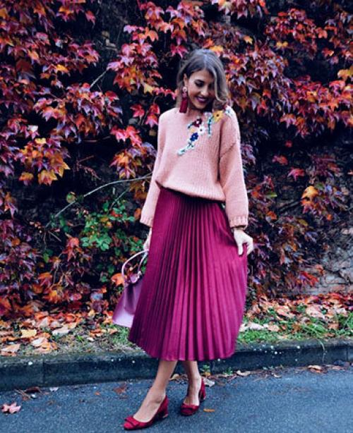 С чем носить зеленую плиссированную юбку. С чем носить юбку плиссе МИДИ? Подбираем обувь и верх