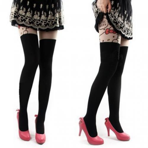 Колготки с имитацией чулок. По-прежнему ли модны колготки с имитацией чулок?