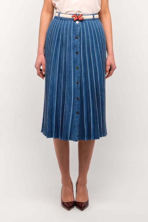 Модные джинсовые юбки 2019. Выбираем модный фасон джинсовой юбки