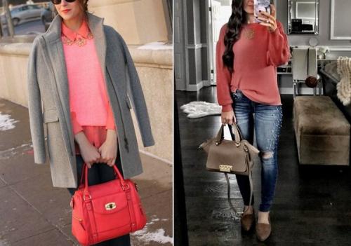 С чем носить коралловую куртку. Как стильно сочетать коралловый цвет в одежде этой зимой?