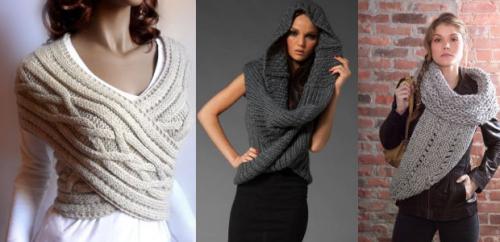 Как красиво завязать шарф хомут на шее. Как правильно носить шарф хомут и как красиво его завязать