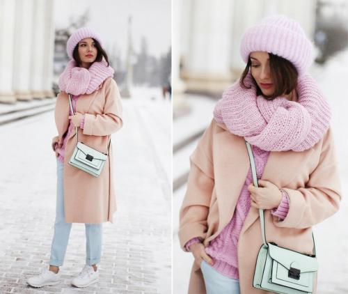Головной убор под пальто женское. Как правильно подобрать шапку, шарф и перчатки к пальто. Простые правила