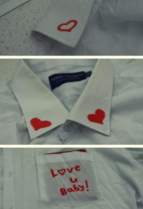 Украсить рубашку своими руками. Передняя часть 04