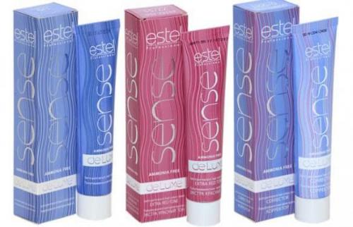 Палитра профессиональных красок для волос. Краска Эстель