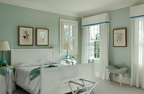 Синий цвет в интерьере