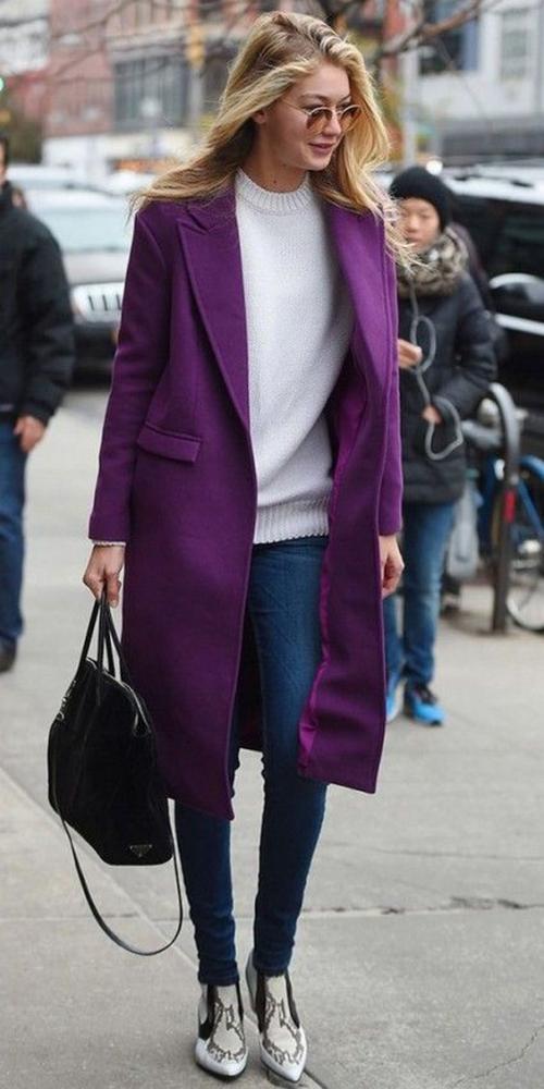 Ежевичный цвет в одежде. Цвет «ежевика» в одежде