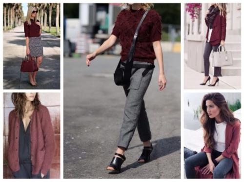 Цвет марсала и розовый. Сочетание марсала с другими цветами