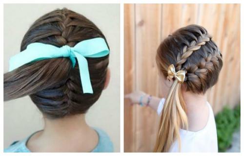 Прически легкие для подростков. Прически в школу для девочек