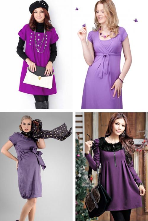 Колье под фиолетовое платье. Аксессуары и бижутерия к фиолетовому платью