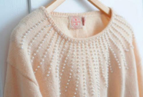 Как украсить платье жемчугом. Нарядная одежда, вышитая жемчугом в закладки 27