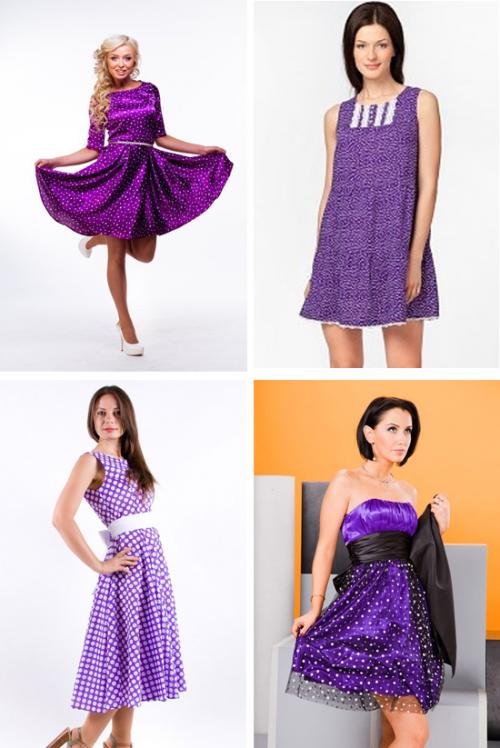 Колье под фиолетовое платье. Аксессуары и бижутерия к фиолетовому платью