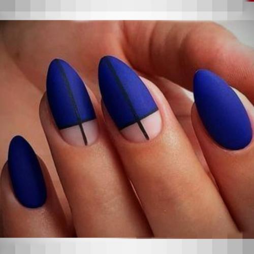 Синий маникюр 2019. Маникюр 2019 | 10 оттенков синего