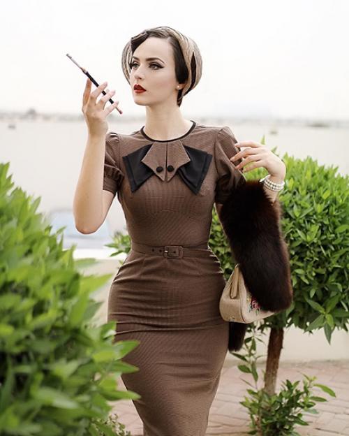 Винтажные платья в пол. Особенности