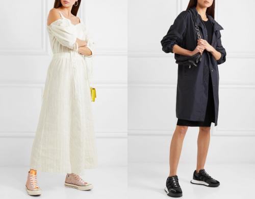 Платье с кедами 2019. Как комбинировать платье с кедами: модный тренд для всех возрастов 2019