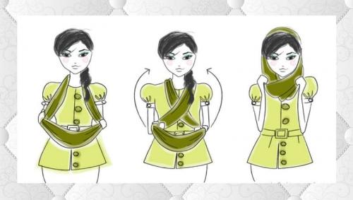 Как красиво намотать снуд на шею. Способы красиво надеть снуд