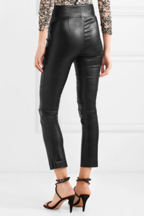 Как должны сидеть кожаные брюки. Актуальные цветовые решения