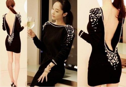 Как украсить вырез платья своими руками. Как украсить платье бусинами своими руками