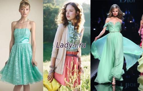 Ментоловый цвет в одежде. Цвета, сочетающиеся с мятным цветом в одежде 05 Ментоловый цвет в одежде. Цвета, сочетающиеся с мятным цветом в одежде 05