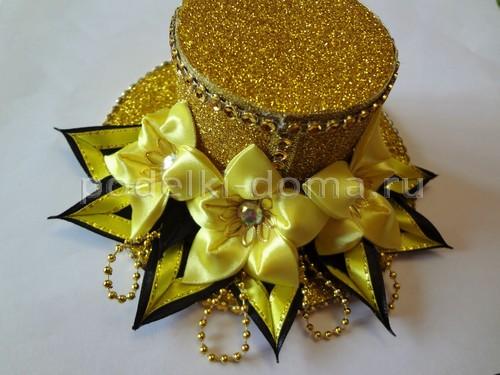 Лента на шляпу своими руками. Украшение