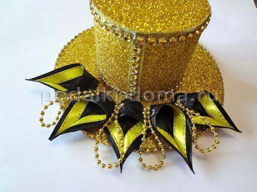 Лента на шляпу своими руками. Украшение