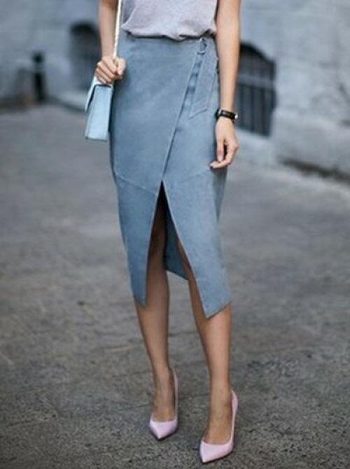 Сшить юбку с запахом. Простой рецепт юбки с запахом! Как сшить быстро. Несколько моделей.