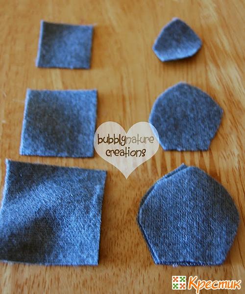 Как украсить сумку цветами. Цветок на ободок