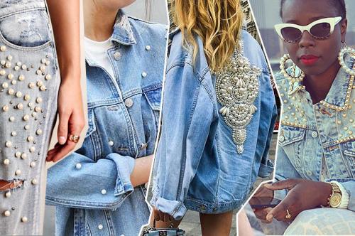 Как украсить черные брюки. Как украсить джинсы стразами 15