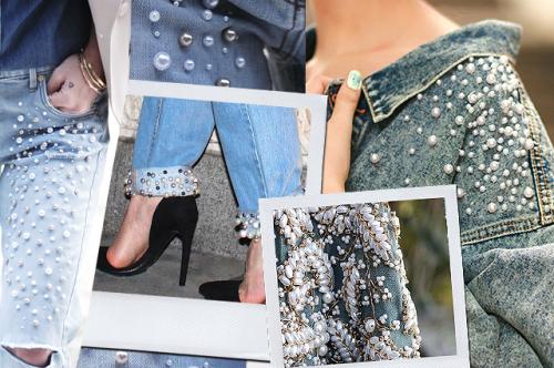 Как украсить черные брюки. Как украсить джинсы стразами 19
