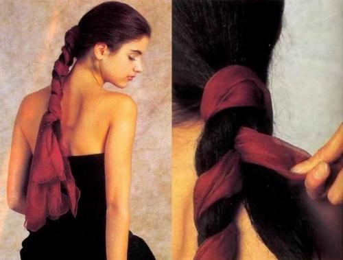 Как красиво завязать на голову шарф зимой. 5 лучших способов завязать шарф на голове