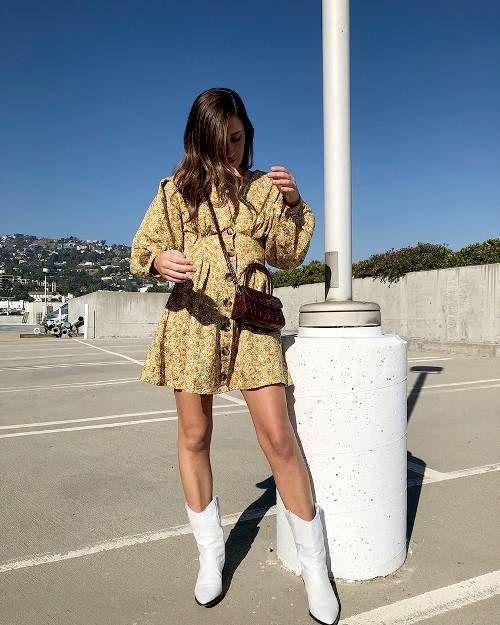 С чем носить летние сапоги