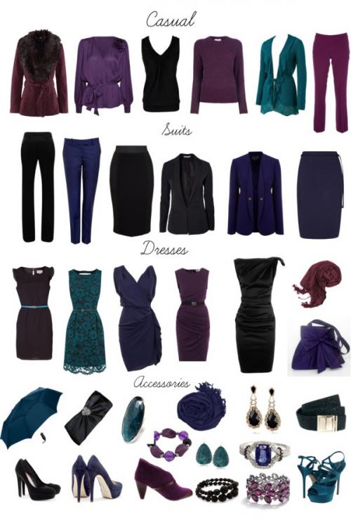 Базовый гардероб цветотип зима. Как подобрать гардероб по цветотипу Зима?