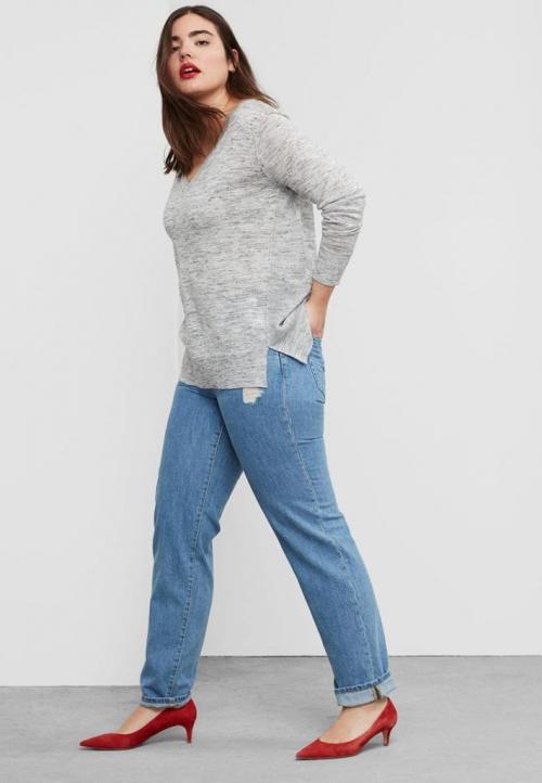 Модный лук осень 2019 женский для полных женщин. Модные цвета и принты одежды для полных женщин осень-зима 2019-2020