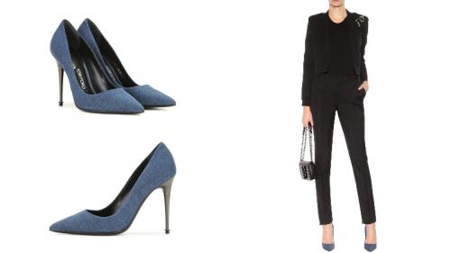 С чем носить туфли джинсовые. С чем носить? 02