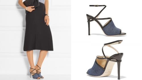 С чем носить туфли джинсовые. С чем носить? 04