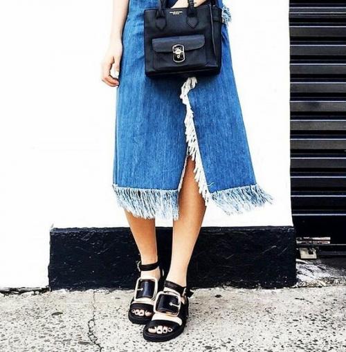 Как удлинить джинсовую юбку своими руками. Как удлинить юбку или платье своими руками?