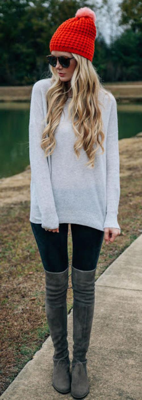 Платье с замшевыми сапогами. С чем носить замшевые сапоги на танкетке, каблуке и платформе