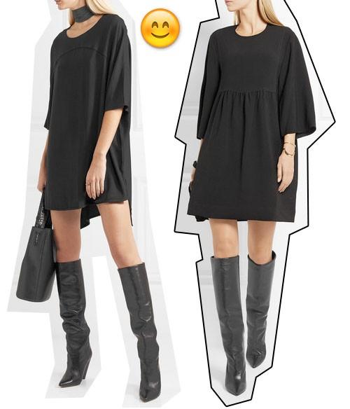 Как носить сапоги с платьем. Сапоги с платьем: предвкушая новогодние корпоративы