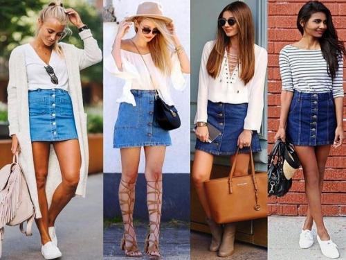 Модные джинсовые юбки 2019. ТОП 3 самых модных джинсовых юбок на 2019-20 годы и с чем их носить