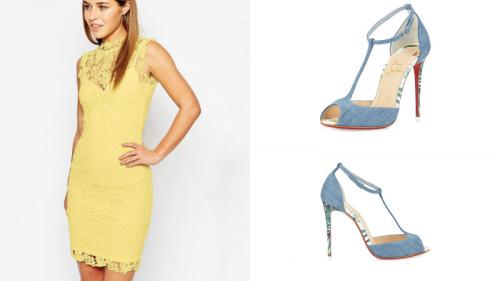 С чем носить туфли джинсовые. С чем носить? 01