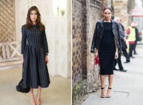 Платье миди с сапогами. С чем сочетать платье миди для удачного образа