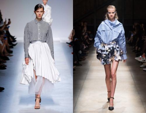 Рубашка в полоску 2019. Женская рубашка - модные тренды 2019